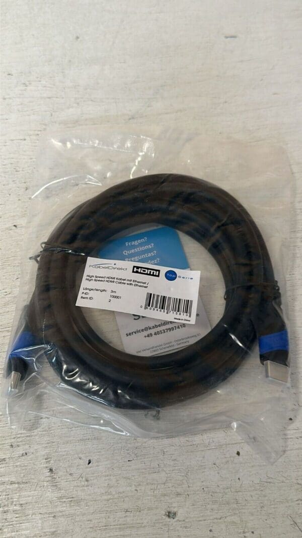 KabelDirekt – 8K & 4K HDMI Cable – 3m – For all HDMI devices (Black) - Image 4